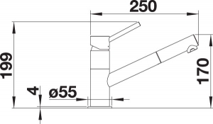 Blanco Kano-S Chrom, 521503