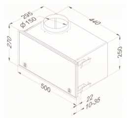 Novy Umluftbox 50 x 27cm 841400, wei