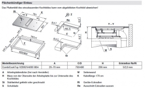 V-ZUG GKD46TIMASZO, 3109460415, Muldenlfter, 10 JAHRE GARANTIE!