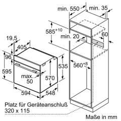 Neff BCB1602 / B1CCC0AN0, Einbaubackofen mit CircoTherm, EEK: A, mit 5 Jahren Garantie!