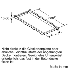 Neff ICAQ956N / I95CAQ6N0, Deckenlfter 90 cm, mit 5 Jahren Garantie!