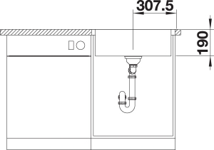 Blanco Lemis 6-IF Edelstahl Brstfinish, 525109