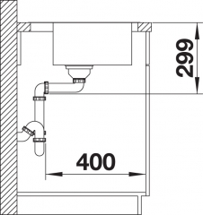 Blanco Lemis 6-IF Edelstahl Brstfinish, 525109