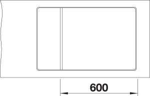 Blanco Elon XL 6 S-F Silgranit PuraDur 2, flchenbndig, Farbe anthrazit, InFino Ablauf, 524854