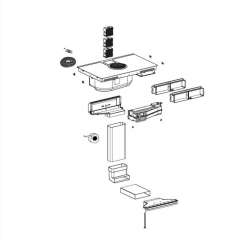 Elica Installationsset Filter Nikolatesla (Umrstung auf Umluft), KIT0130427A