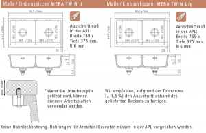 Systemceram KeraDomo MERA TWIN U in Polar (matt), mit 5 Jahren Garantie