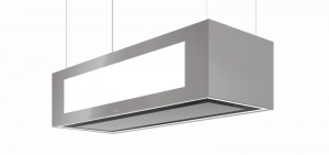 berbel Skyline Edge Light BIH 95 SKE-L Deckenlifthaube silbermetallic, 7 JAHRE GARANTIE, LED- und Effektbeleuchtung, 1050217