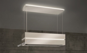 berbel Skyline Edge Light BIH 115 SKE-L Deckenlifthaube silbermetallic, 7 JAHRE GARANTIE, LED- und Effektbeleuchtung, 1050218