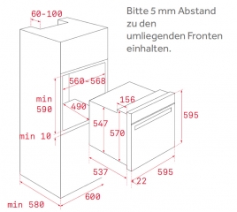 Teka HLB 840 P, Einbau-Backofen, schwarz, EEK: A+, 41566010 mit 5 Jahren Garantie!