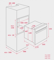 Teka HLC 840, Einbau-Kompakt-Backofen, EEK: A+, 41531020, mit 5 Jahren Garantie!