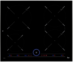 Teka IT 6450 IKNOB, Induktions-Kochfeld, 60 cm, 10210182 mit 5 Jahren Garantie!