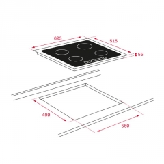 Teka IT 6450 IKNOB, Induktions-Kochfeld, 60 cm, 10210182 mit 5 Jahren Garantie!