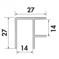 Naber COMPAIR Sockel-Eckblenden, 100 mm, 4041019