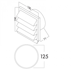 Naber COMPAIR K-Jal 125 Auenjalousie, hellgrau, 4021078