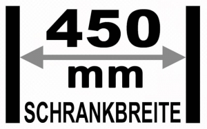 Naber Selectakit Cox Clan 490 / 450-2, Abfallsystem Frontauszug, hellgrau, 8012381