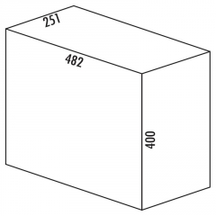 Naber Selectakit Trenta 8, Abfallsystem, graphitgrau, 8011216