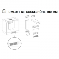 Franke Umluft-Kit Mythos2gether, Sockel 100 mm, 112.0539.570, 12149