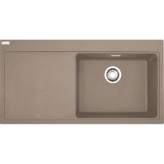 Franke Mythos MTG 611-100 Fragranit DuraKleen Plus, Becken rechts, Farbe Cashmere, 114.0477.041, 10854