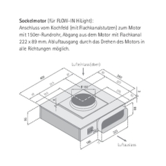 Silverline FLHK 800 ESK Flow-In HighLight Kochstelle inklusive Kochfeld-Absaugung, EEK: A. Mit 5 Jahren Garantie!