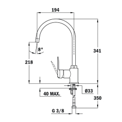 Teka IN 995, Hochdruck, Chrom, 5399512