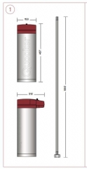 Quooker Fusion Round, PRO3-VAQ und Cube *inkl. FILTER*, gold, 7 JAHRE GARANTIE, 3FRGLDCUBE2