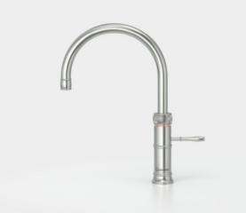 Quooker Classic Fusion Round, PRO3-VAQ und Cube *inkl. FILTER*, Edelstahl massiv, 7 JAHRE GARANTIE, 3CFRRVSCUBE2