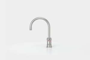 Quooker Classic Nordic Round single tap, PRO3-VAQ und Cube *inkl. FILTER*, Edelstahl, 7 JAHRE GARANTIE, 3CNRRVSCUBE2