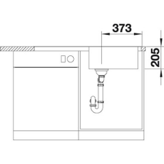 Blanco Classimo Sple XL 6 S-IF, Flachrand, InFino Ablauf, 525327