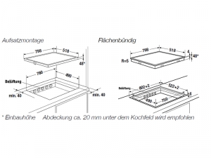 Kppersbusch KI 8810.0 SR, Induktion-Kochflche, 80 cm, rahmenlos, mit 5 Jahren Garantie!