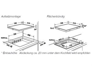 Kppersbusch KI 8560.0 SR, Induktion-Kochflche, 80 cm, rahmenlos, mit 5 Jahren Garantie!