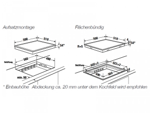 Kppersbusch KI 6560.0 SR, Induktion-Kochflche, 60 cm, rahmenlos, mit 5 Jahren Garantie!