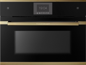 Kppersbusch CBD 6550.0 S4, Kompakt-Backofen schwarz / Gold, mit 5 Jahren Garantie!