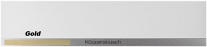 Kppersbusch CSW 6800.0 W4, 14 cm Wrmeschublade, Front weiss / Gold, mit 5 Jahren Garantie!