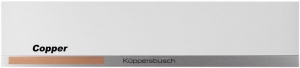 Kppersbusch CSW 6800.0 W7, 14 cm Wrmeschublade, Front weiss / Copper, mit 5 Jahren Garantie!