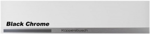 Kppersbusch CSZ 6800.0 W2, 14 cm Zubehrschublade, Front weiss / Black Chrome, mit 5 Jahren Garantie!