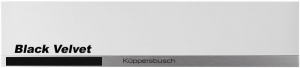 Kppersbusch CSZ 6800.0 W5, 14 cm Zubehrschublade, Front weiss / Black Velvet, mit 5 Jahren Garantie!