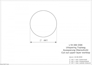 Reginox L18 390 OSK, Einbau-/Auflagesple Edelstahl, R00748