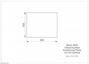 Reginox Miami 50x40, Edelstahlsple PVD-Technik, Farbe Copper, R30738