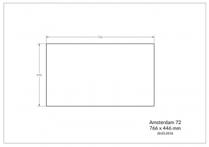 Reginox Amsterdam 72, Regi-Granit Einbausple, Farbe pure white, R30875