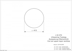 Reginox L18 370 OKG, Edelstahlsple, R14349