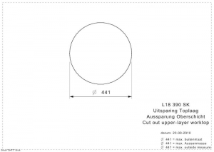 Reginox L18 390 VP-CC 10cm tief (304) Einbau-/Auflagesple, Edelstahl poliert, R25635