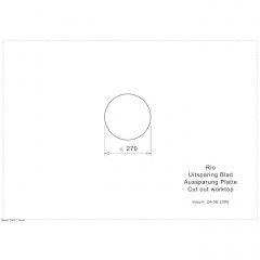 Reginox Rio-CC (304) Einbau-/Auflagesple, Edelstahl poliert, R00724