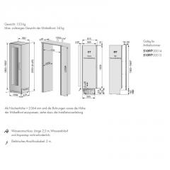 V-ZUG Winecooler V6000 Supreme, Einbau Weinkhlschrank, 5109700015, 10 JAHRE GARANTIE!