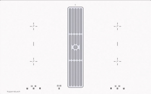 Kppersbusch KMI 8500.0 WR, 80cm, Basic Muldenlftung inkl. Motor, wei, rahmenlos, mit 5 Jahren Garantie!