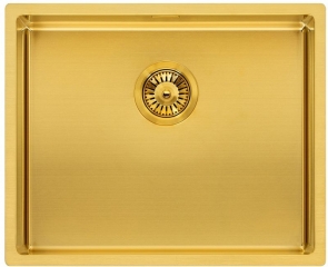 Einzelst�ck Reginox Miami 50x40, Edelstahlsp�le PVD-Technik, Farbe Gold, R30745