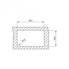 Teka ZENIT RS15 1B 1D L 86 AUTO PRO, Edelstahl-Einbausple, Becken rechts, 115100006