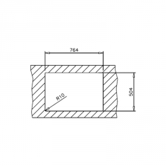 Teka ZENIT RS15 1B 1D L 78 AUTO, Edelstahl-Einbausple, Becken rechts, 115100009