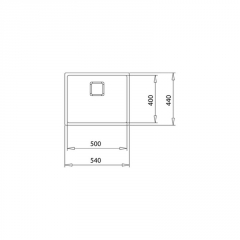 Teka FLEXLINEA RS15 50.40, Edelstahl-Einbausple 60 cm, 115000012