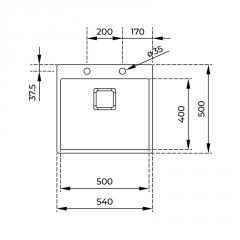 Teka FORLINEA RS15 50.40 AUTO, Edelstahl-Einbausple 60 cm, 115000017