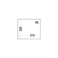 Teka SQUARE 2B 560 TG, Tegranit+ Unterbausple 60 cm, schwarz, 115260029